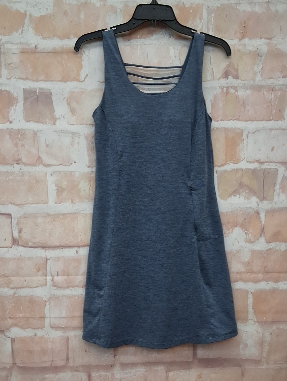 Avalanche Slate Blue Sleeveless Mini Dress